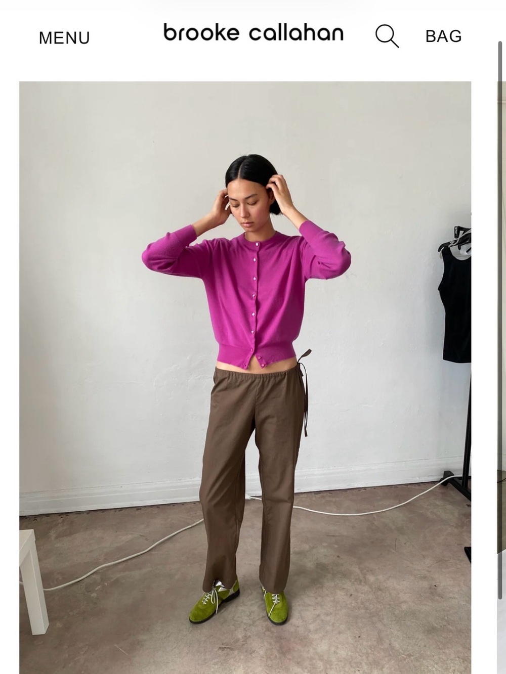 Brooke Callahan tie pants